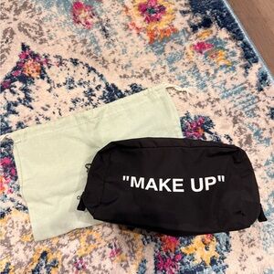 Off-White Makeup Bag